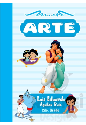 Aladdin y Jasmine 02 Portada